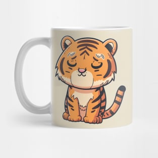 A little tiger very sure of himself, I would say very confident Mug